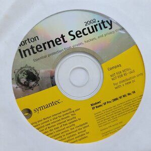 Vintage CD - Norton Internet Security 2002